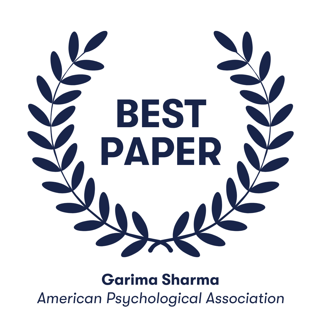 Best Paper Garima Sharma APA