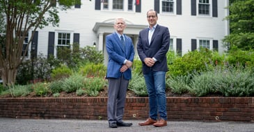 AU President Jonathan Alger and Interim President David Marchick