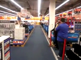 a retail store aisle