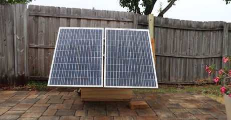 solar-powered atmospheric water generator