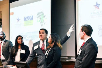 Students in Kogod Case Competition