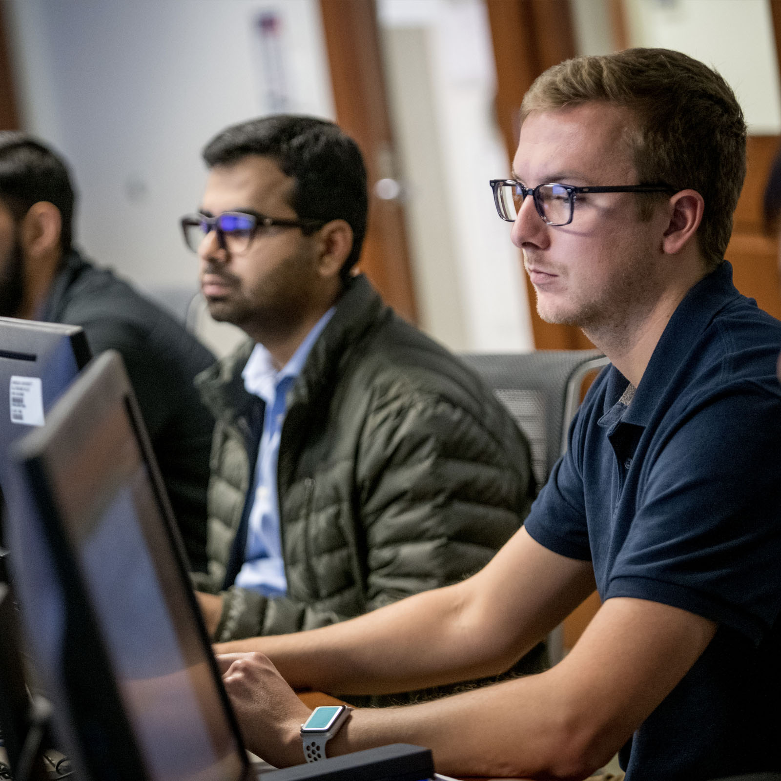 Students in the Financial Services and IT Lab